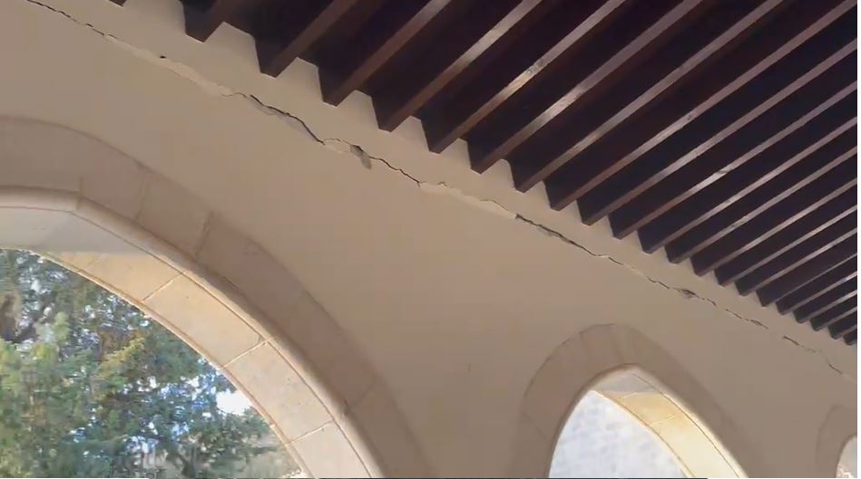 Σεισμός στην Κύπρο: Ρωγμές σε διάφορα σημεία της μονής Αγίου Νεοφύτου 