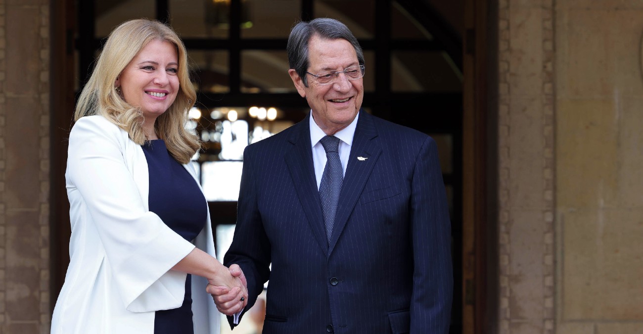 ΠτΔ: Συναντήθηκε με την Πρόεδρο της Σλοβακίας - Ενημέρωσε για Κυπριακό και συνεχιζόμενες τουρκικές έκνομες ενέργειες