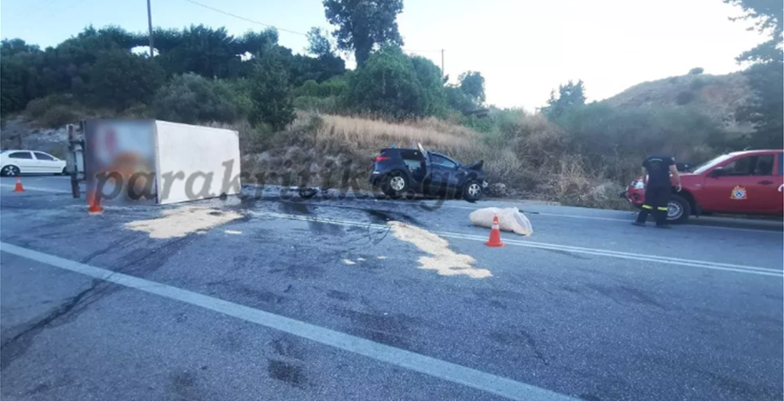 Τραγικό θανατηφόρο τροχαίο στην Κρήτη – Φορτηγό συγκρούστηκε με τζιπ - ΦΩΤΟΓΡΑΦΙΕΣ