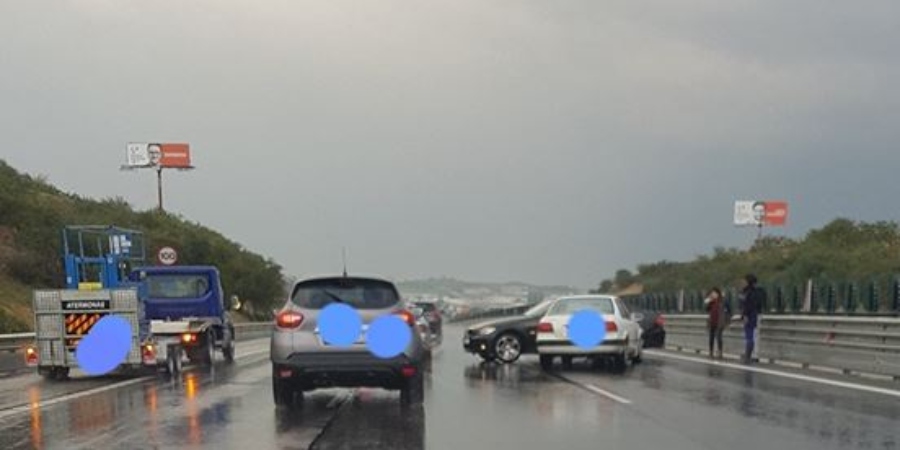 ΛΕΥΚΩΣΙΑ: Τροχαίο ατύχημα στον αυτοκινητόδρομο με σύγκρουση δύο οχημάτων - ΦΩΤΟΓΡΑΦΙΑ  