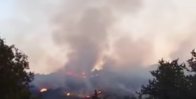 Διαχειρίσιμη η φωτιά στην Πάφo: Συνεχίζουν να επιχειρούν για πλήρη κατάσβεση - Δείτε βίντεο 