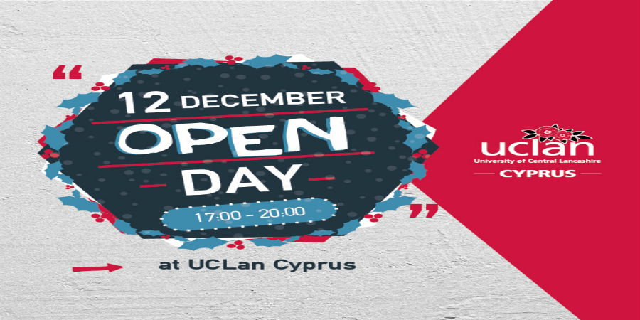 Γνώρισε το Πανεπιστήμιο UCLan Cyprus στο Open Day Δεκεμβρίου