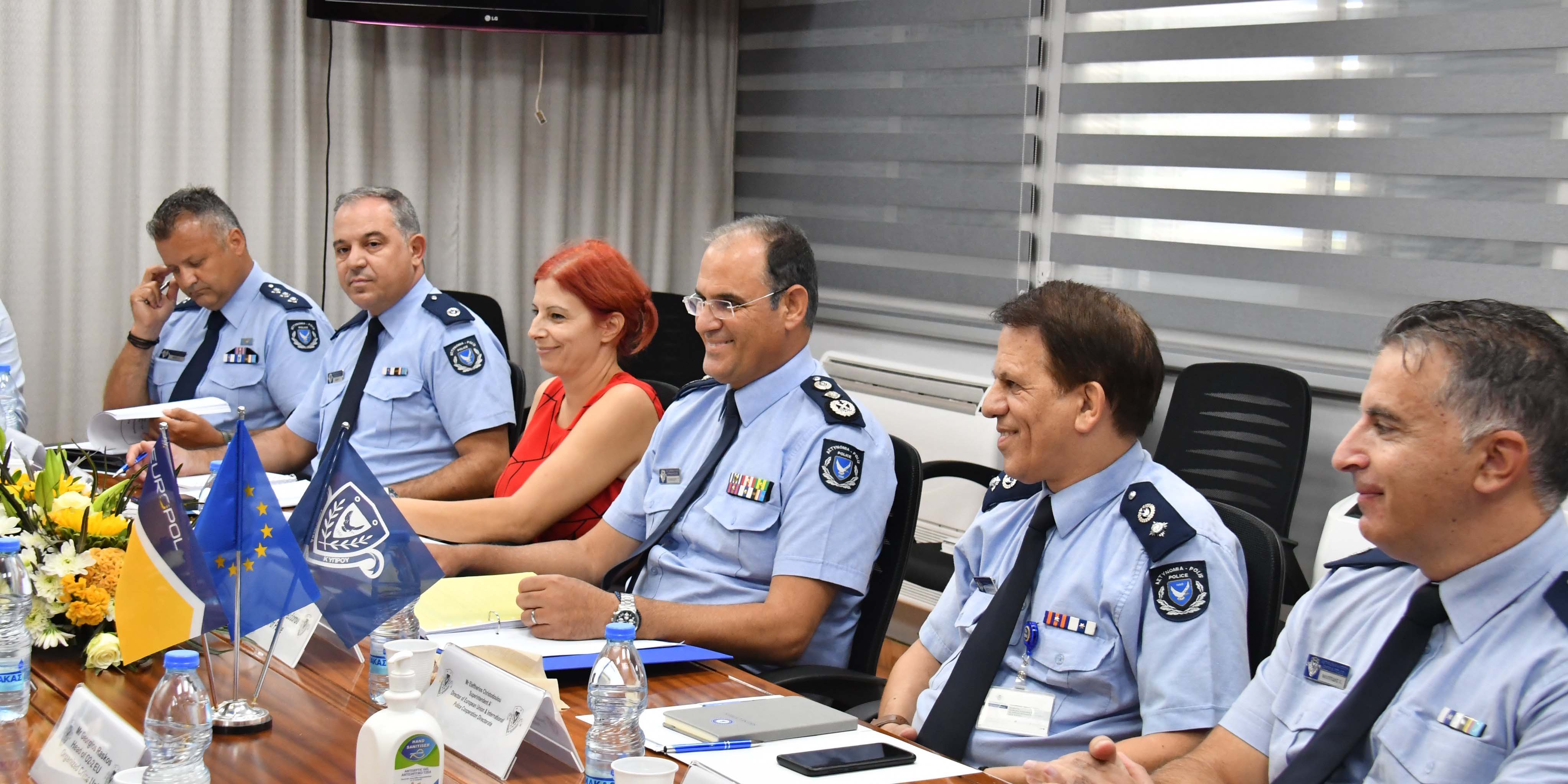 Στο Αρχηγείο Αστυνομίας η EUROPOL - Δείτε φωτογραφίες από τη συνάντηση 