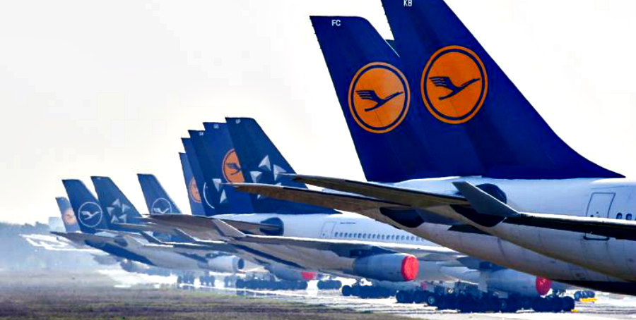 Κλείνει τη σχολή πιλότων η Lufthansa λόγω της κρίσης από τον κορωνοϊό 