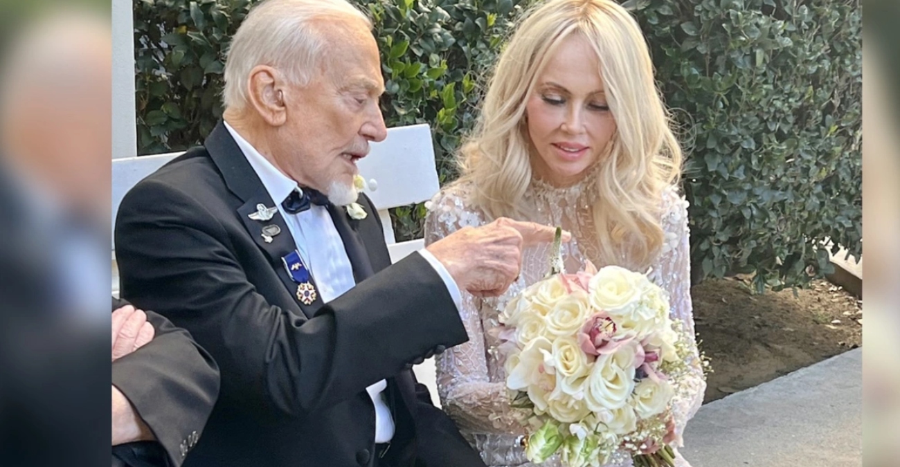 Μπαζ Όλντριν: Παντρεύτηκε στα 93 του ο δεύτερος άνθρωπος που πάτησε στη Σελήνη