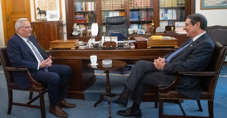 Στο Προεδρικό σήμερα ο Κυπριανού – Η συνάντηση με τον Νίκο Αναστασιάδη 