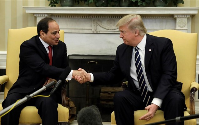 Μήνυμα Τραμπ προς Σίσι με την ευκαιρία της εθνικής εορτής της Αιγύπτου 