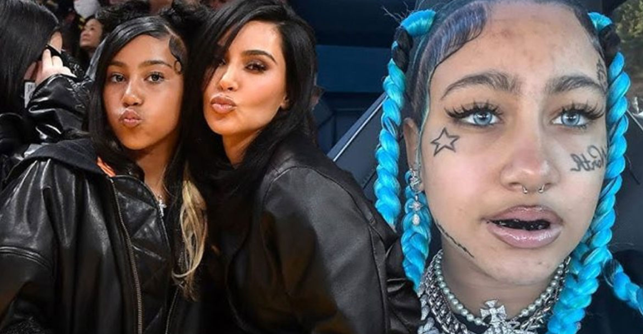 North West: Η 12χρονη κόρη της Kim Kardashian προκαλεί - Η εμφάνιση με ψεύτικα τατουάζ και μαύρα δόντια