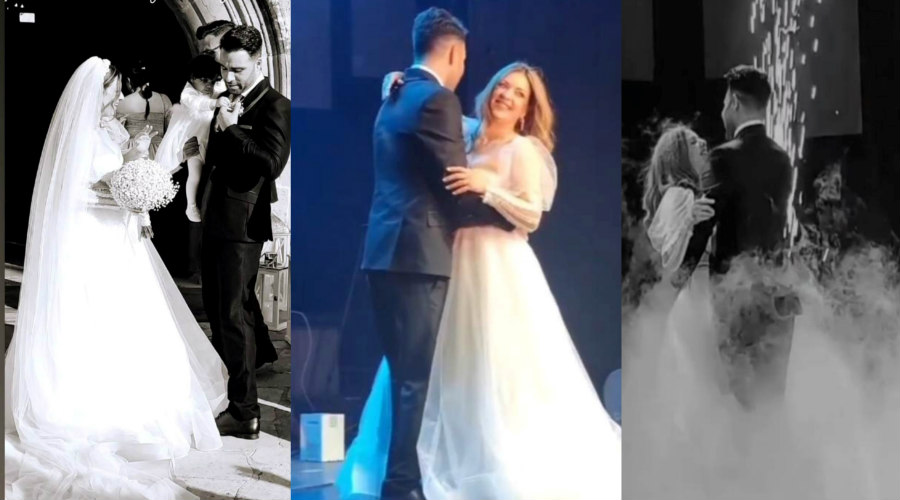 Φανή Σωκράτους – Μάριος Πηλαβάκης: Ο πρώτος χορός του ζευγαριού από το πάρτι του γάμου τους (Βίντεο)