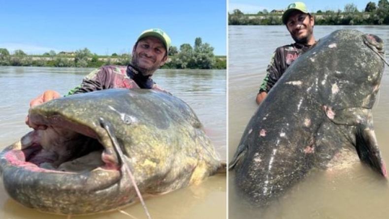 Ψαράς έσπασε παγκόσμιο ρεκόρ πιάνοντας ψάρι με μήκος 2 μέτρα και 85 εκατοστά: Πάλευε για 43 λεπτά 