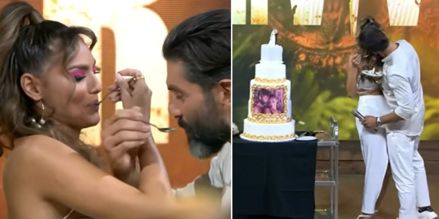 Μαρτίκας – Ανδριώτου: Έκοψαν γαμήλια τούρτα στον ημιτελικό του Survivor και αντάλλαξαν καυτά φιλιά