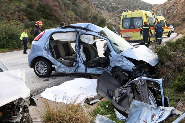 Τροχαίο δυστύχημα με τρεις νεκρούς στην Κρήτη -Η τραγική ειρωνεία
