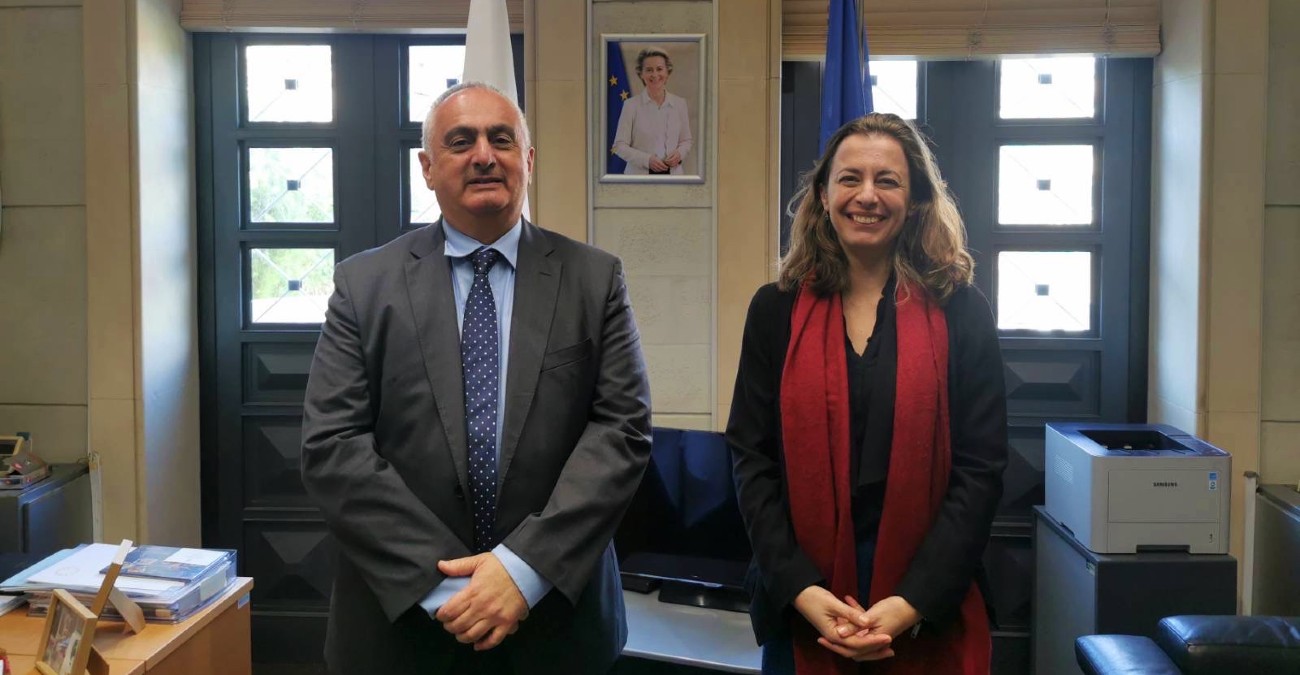 Αχιλλέας Δημητριάδης: «Η ΕΕ καταλύτης για τη λύση» - Συνάντηση με την Μυρτώ Ζαμπάρτα