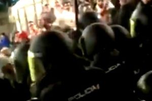 Η άγρια επίθεση των Ισπανών αστυνομικών στους φιλάθλους του Ολυμπιακού (VIDEO)