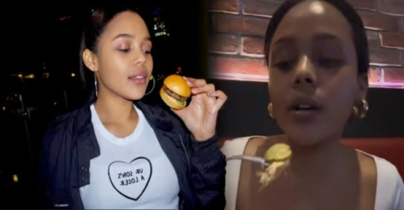 Εστιατόριο απείλησε influencer πως θα την διώξει αν συνεχίσει να τρώει burger με... μαχαιροπίρουνο - Βίντεο