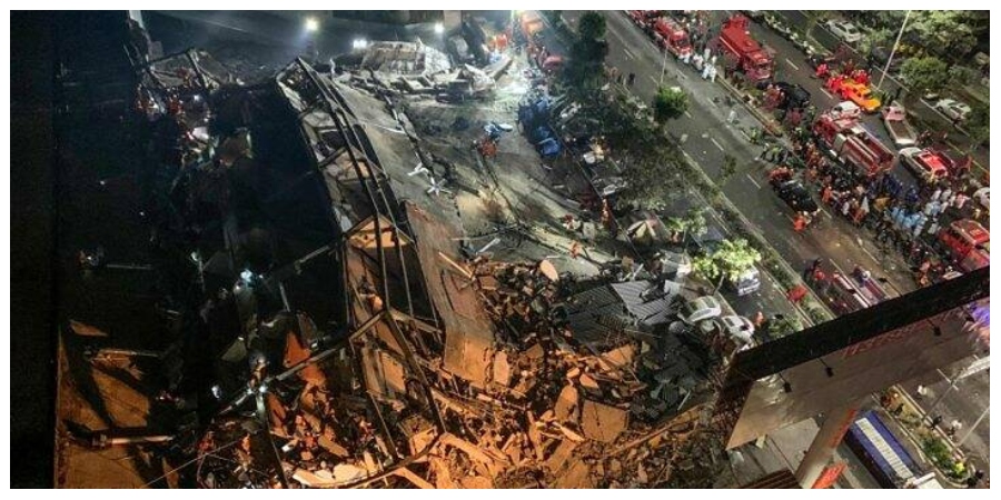 ΚΙΝΑ: Στους 10 οι νεκροί από την κατάρρευση ξενοδοχείου με 71 άτομα σε καραντίνα 