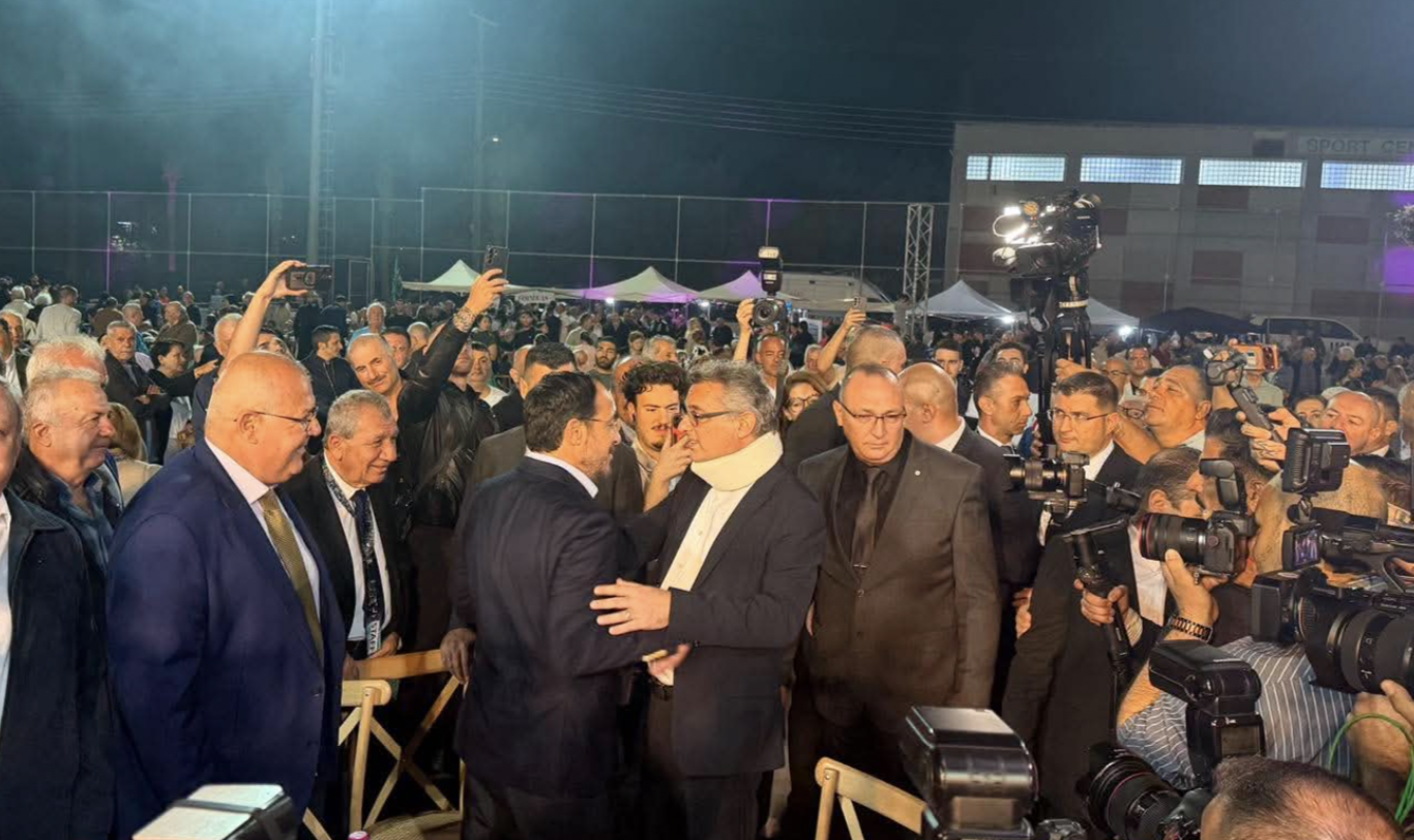 Στην Πύλα με Έρχιουρμαν ο ΠτΔ: «Αν εναπόκειτο στους Ε/κ και στους Τ/κ η πατρίδα μας θα ήταν επανενωμένη» - Δείτε φωτογραφίες