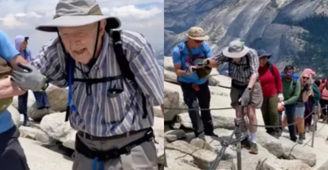 Θρυλικός 93χρονος στις ΗΠΑ κατάφερε το ακατόρθωτο: Ανέβηκε σε βουνό με υψόμετρο 2.960 μέτρων - Δείτε βίντεο