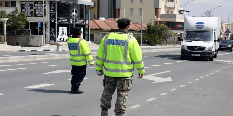 ΚΥΠΡΟΣ-ΚΟΡΩΝΟΪΟΣ: 3,506 έλεγχους έκανε η Αστυνομία σε μετακινήσεις και υποστατικά - Χαμηλό ποσοστό μη συμμόρφωσης