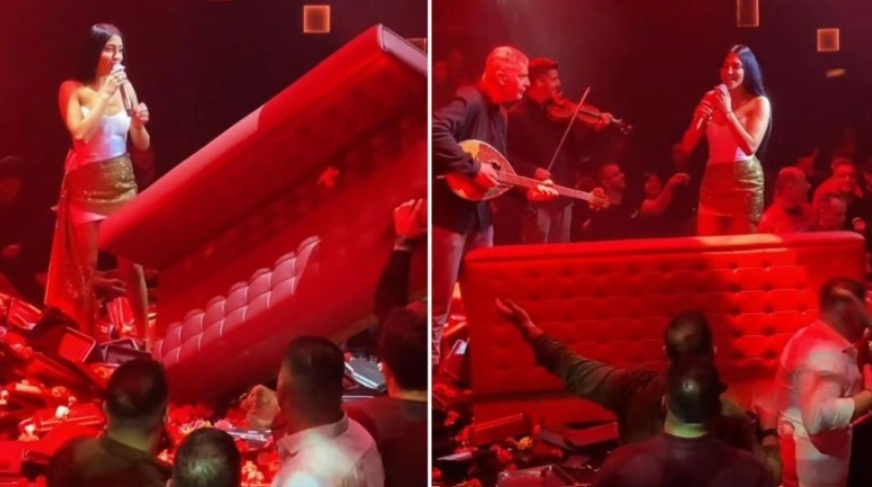 VIDEO: Τα είδαμε όλα... Πλέον στην πίστα δεν ρίχνουν μόνο λουλούδια αλλά και... έπιπλα - «Μετακομίσεις κάνουμε»