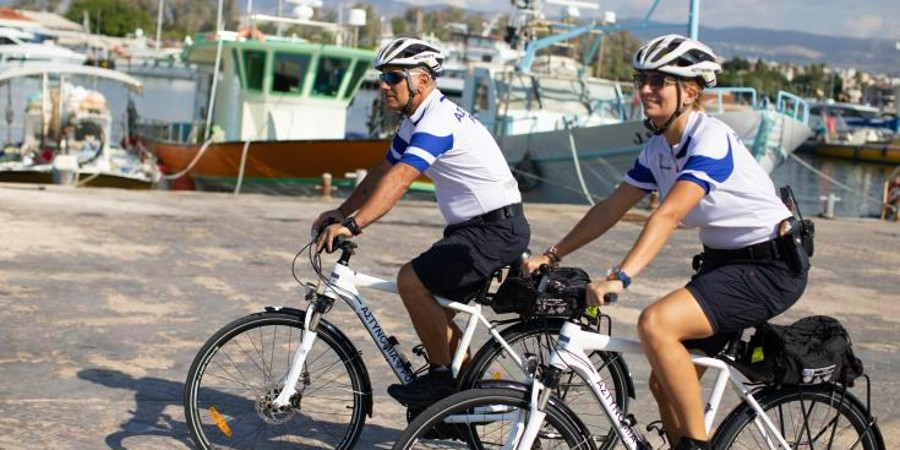 Σημαντική η δράση της ποδηλατικής Αστυνομίας - Από εξώδικα μέχρι βοήθεια στο κοινό και συμβουλές σε τουρίστες