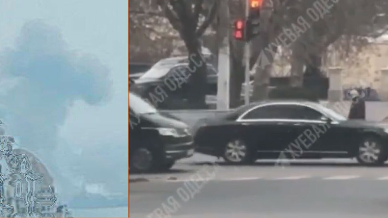 Έκρηξη κοντά στην αυτοκινητοπομπή του Ζελένσκι στην Οδησσό - Όλοι καλά στην ελληνική αποστολή με επικεφαλής τον Μητσοτάκη