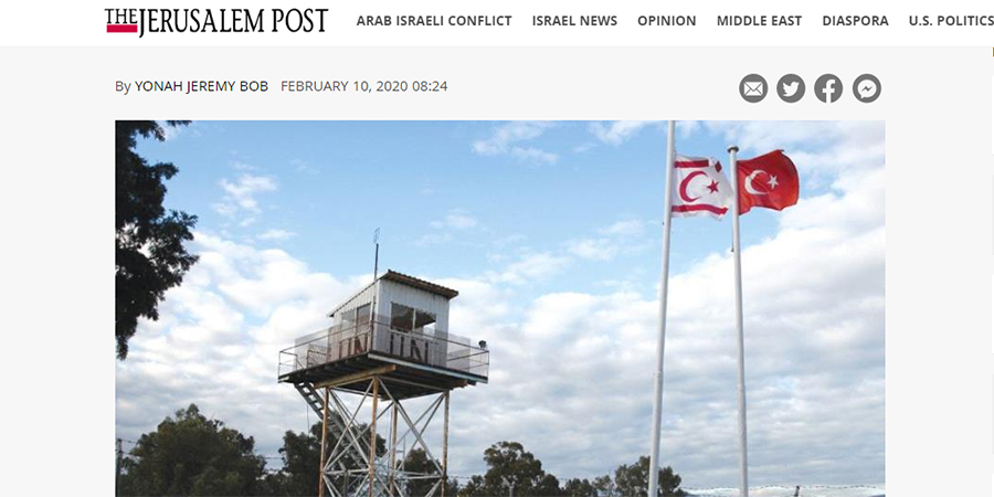 Η Jerusalem Post ανακινεί θέμα παράνομου τουρκικού εποικισμού στην Κύπρο