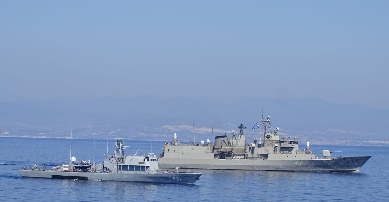 Φρεγάτες και ελικόπτερα στην Ανατολική Μεσόγειο – Η κοινή άσκηση Κύπρου και Ελλάδας