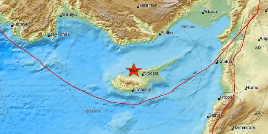 Νέα σεισμική δόνηση στην Κύπρο - Αισθητή σε αρκετές περιοχές - ΦΩΤΟΓΡΑΦΙΕΣ