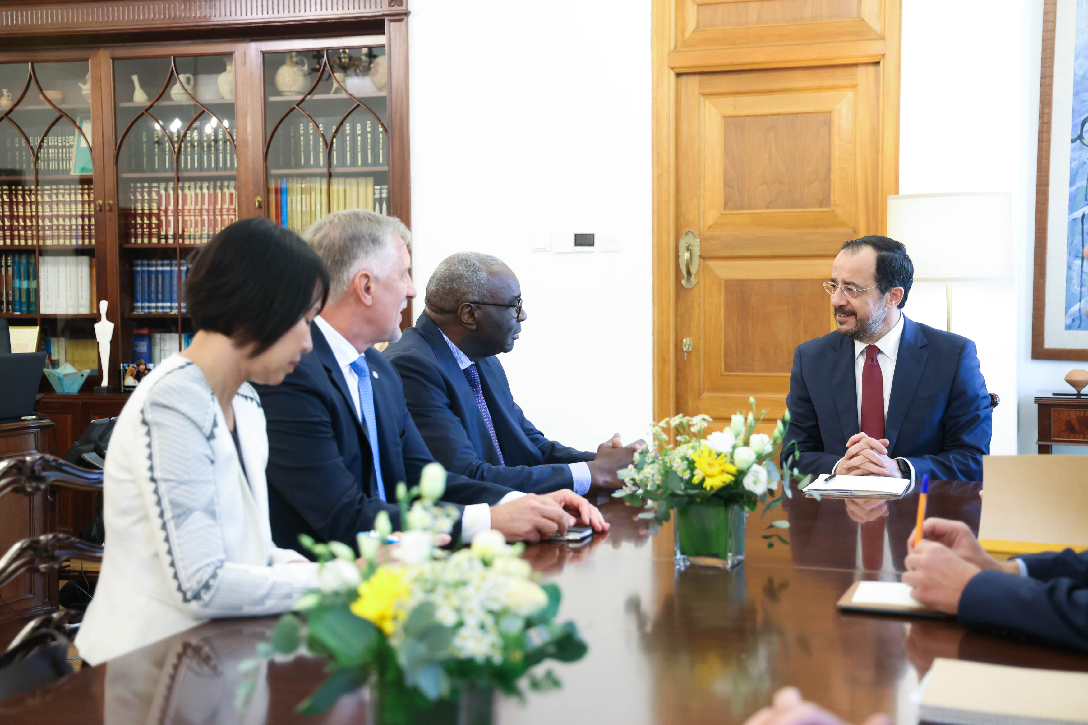 «Βασιστείτε σε μένα»: Συναντήθηκε με Χριστοδουλίδη ο Χασίμ Ντιάν - Επαναβεβαίωσαν την βούληση για επανέναρξη των συνομιλιών