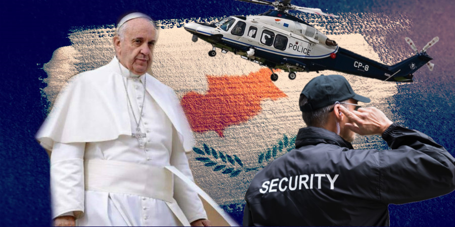 Δρακόντεια μέτρα για την άφιξη του Πάπα στην Κύπρο – Από πυροτεχνουργοί μέχρι και drones 