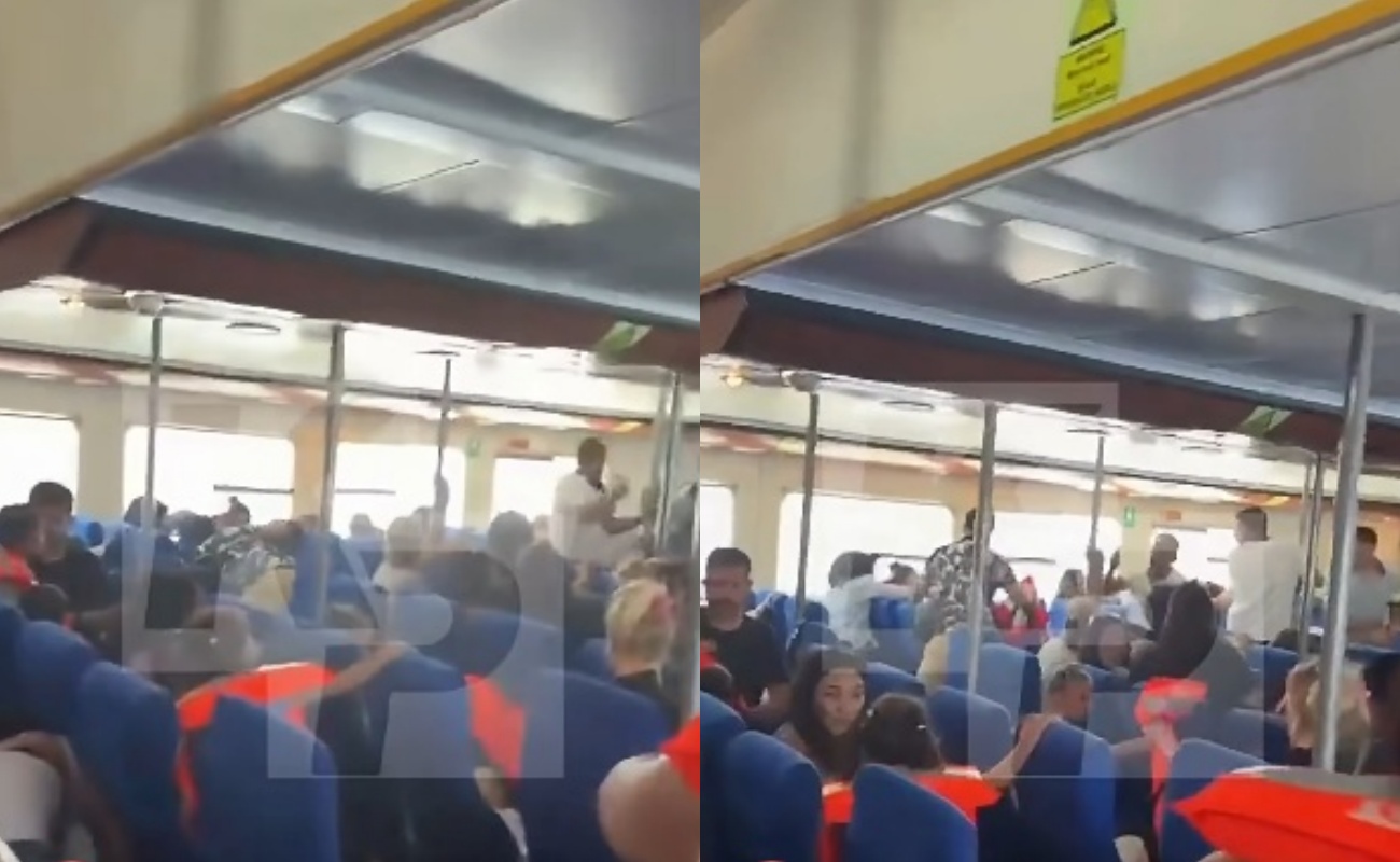 Βίντεο-σοκ από το ναυάγιο στην Κερύνεια: Επιβάτες με σωσίβια, παιδιά και κραυγές πανικού