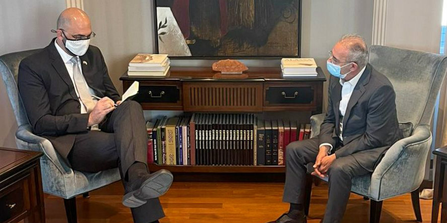 Συνάντηση Αβέρωφ με Πρέσβη Ισραήλ και Πρέσβειρα Γερμανίας - Στο επίκεντρο το Κυπριακό