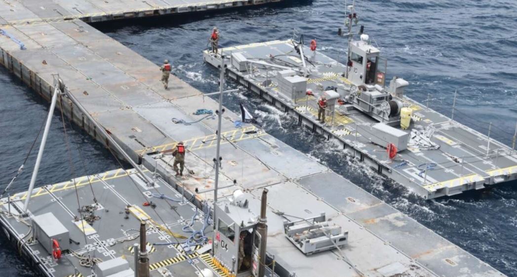 ΗΠΑ: Κατασκευάστηκε το τεχνητό λιμάνι για παράδοση ανθρωπιστικής βοήθειας στη Γάζα μέσω Κύπρου