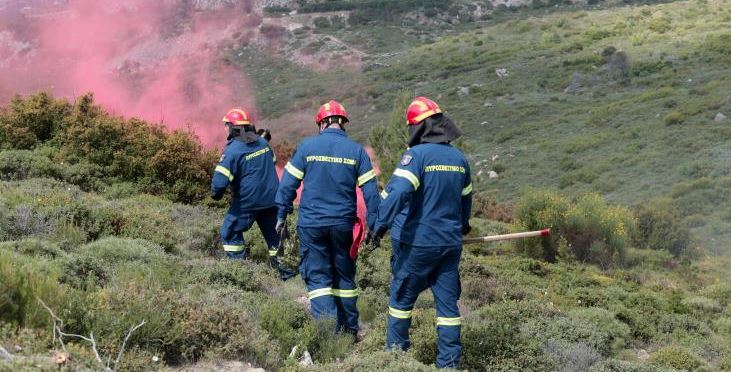 ΕΠ. ΠΑΦΟΥ: Υπό πλήρη έλεγχο πυρκαγιά πλησίον του υδατοφράκτη της Ευρέτου 