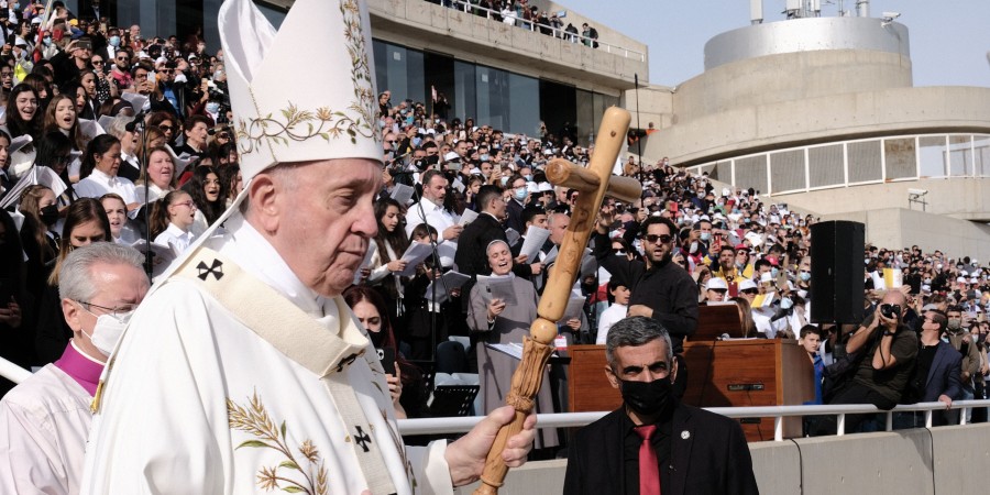Kέρδισε τις εντυπώσεις ο Πάπας- Έστειλε μηνύματα αγάπης και ειρήνης