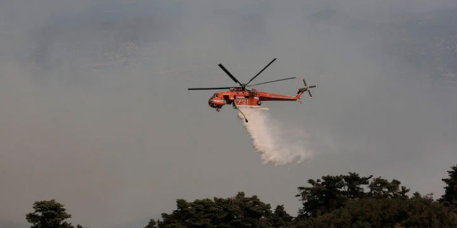 Πυρκαγιά στην Εύβοια: Εκκενώθηκε προληπτικά το χωριό Κρεμαστός - Δείτε βίντεο
