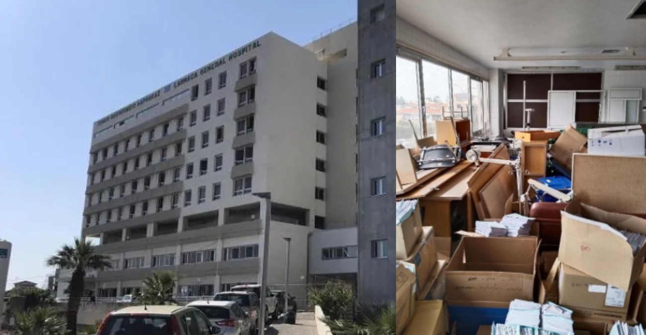 Ευρήματα–σοκ από την Ελεγκτική Υπηρεσία για το Νοσοκομείο Λάρνακας: Ιατρικά αρχεία φυλάσσονται... σε πρώην πισίνα