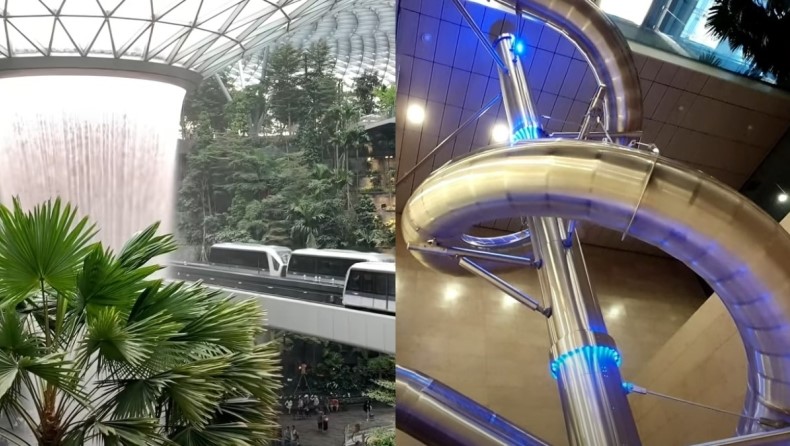 Tο αεροδρόμιο που δεν θες να «πετάξεις»: Έχει τη μεγαλύτερη τσουλήθρα του κόσμου και τραμπολίνο από δίχτυα 