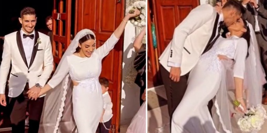 Κωνσταντίνος Παναγή - Άντρεα Νικολάου: Μόλις παντρεύτηκαν! (φωτογραφίες)