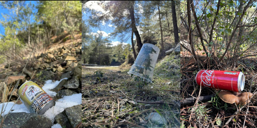 Ντροπιαστικές εικόνες: Μονοπάτι από…σκουπίδια ο δρόμος προς το Τρόοδος – ΦΩΤΟΓΡΑΦΙΕΣ