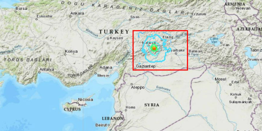 Πανικός στη Μαλάτια ανατολικής Τουρκίας από σεισμό 5,2 Ρίχτερ