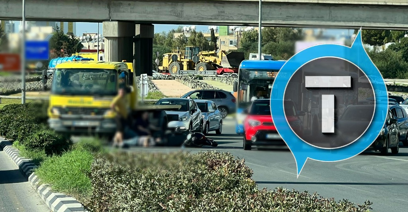 Όχημα συγκρούστηκε με μοτοσικλέτα – Στο νοσοκομείο ο μοτοσικλετιστής – Δείτε φωτογραφίες