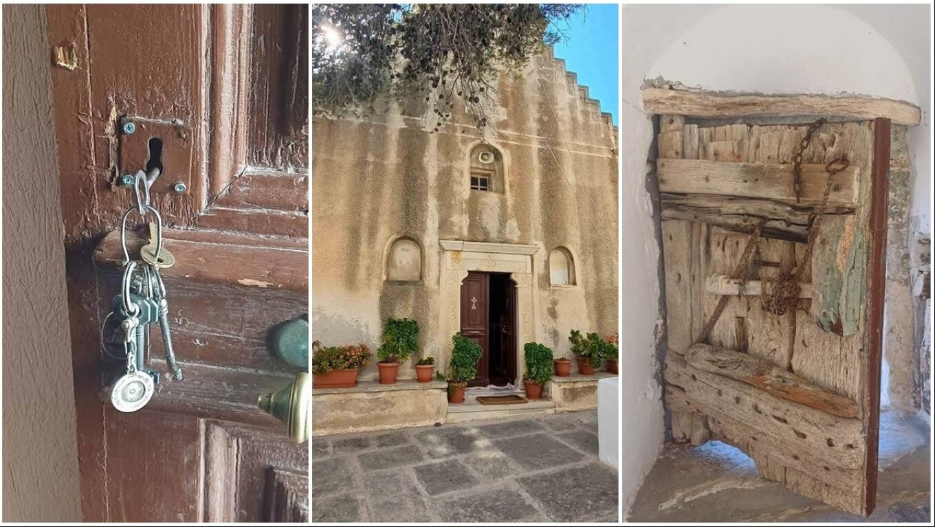Θρασύτατοι ληστές διέρρηξαν την Μονή Ταξιαρχών στη Σέριφο - Αφαίρεσαν δεκάδες πολύτιμα τάματα