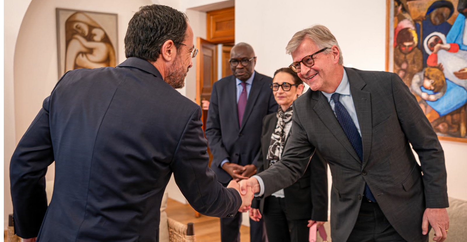 ΠτΔ: Υποδέχτηκε στο Προεδρικό τον Λακρουά - Δέχθηκε συγχαρητήρια για τον ανθρωπιστικό ρόλο στη Μ. Ανατολή