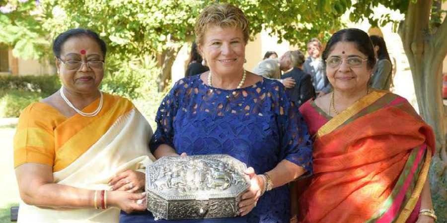 Όταν η Άντρη Αναστασιάδη ενώνει τις δυνάμεις της με την Πρώτη Κυρία της Ινδίας - ΦΩΤΟΓΡΑΦΙΑ