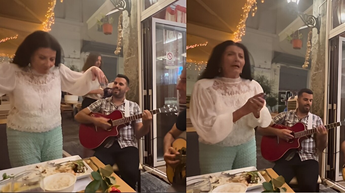 Ζωζώ Σαπουντζάκη: Τραγουδά και χορεύει σε εστιατόριο της Αθήνας