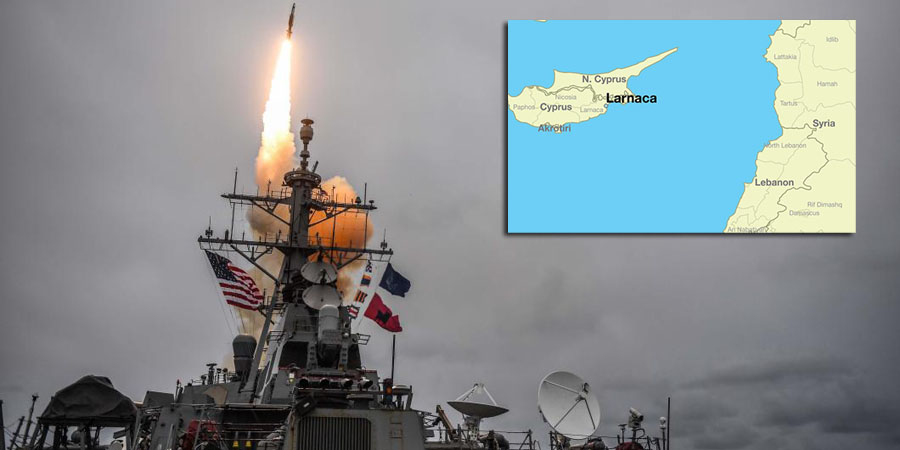 ΛΑΡΝΑΚΑ: Αμερικανικό πλοίο σε εμβέλεια για κτύπημα στην Συρία – ΦΩΤΟΓΡΑΦΙΑ