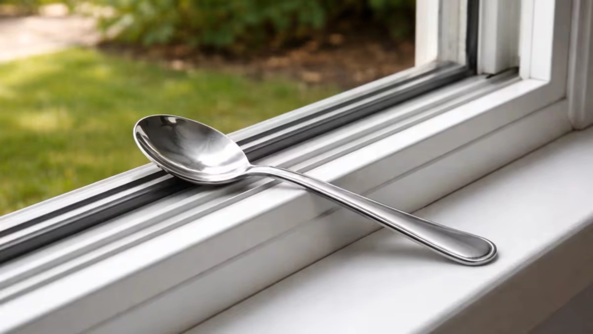 Έχει υγρασία το σπίτι σας; Το κόλπο με το κουτάλι στο παράθυρο