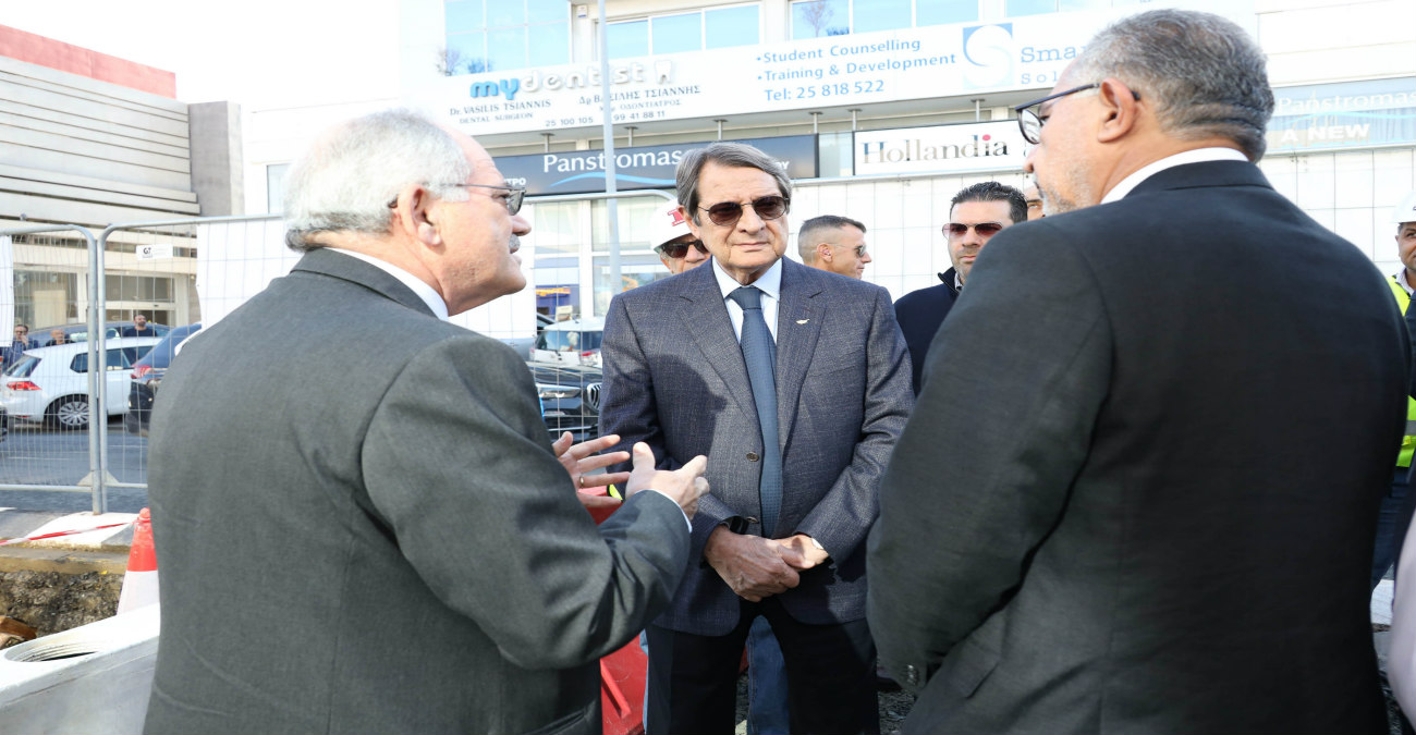 Πρόεδρος Αναστασιάδης: «Πιο ανθρώπινη και λειτουργική καθιστούν τη Λεμεσό τα έργα που έχουν ολοκληρωθεί»